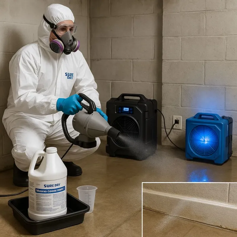 Sanitization and Odor Removal process in Castle Point, MO